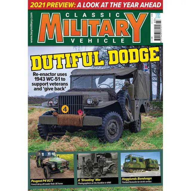 Classic Military Vehicle March 2021 tidning Dodge WC-51