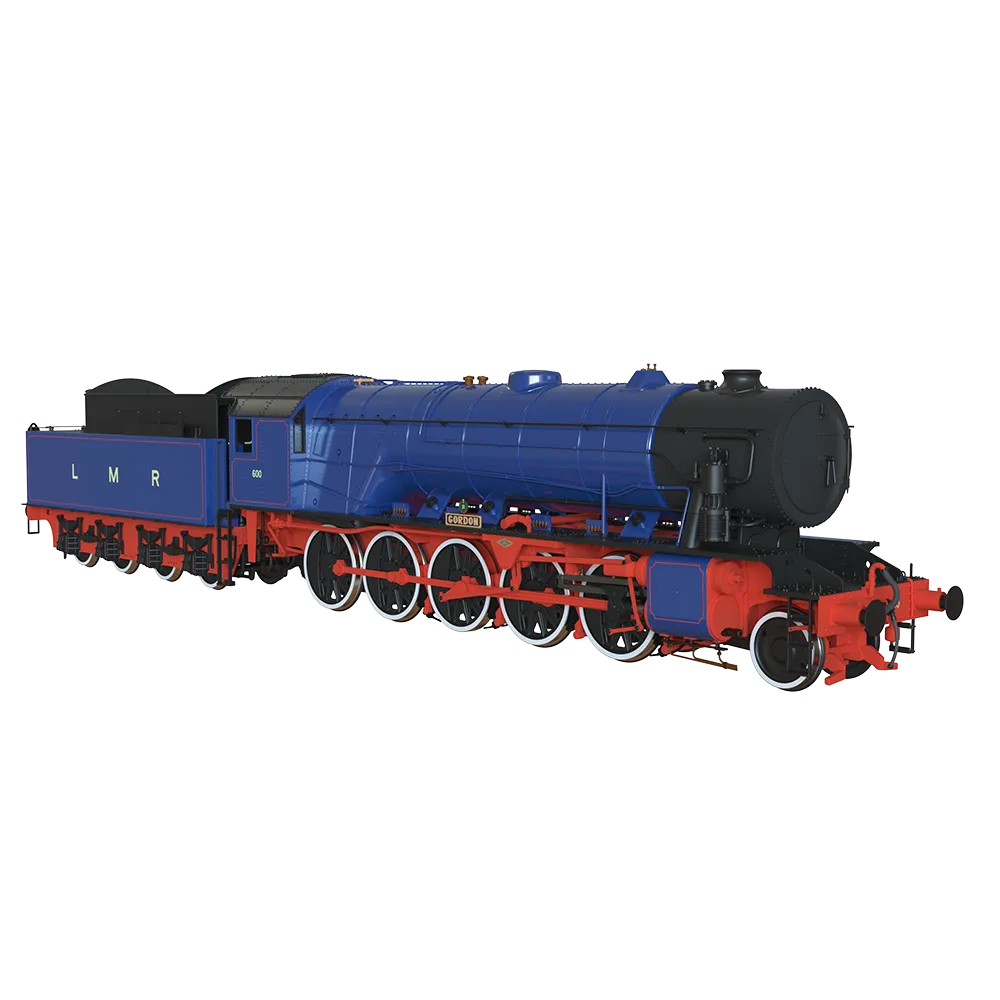 Clark Railworks WD 2-10-0 600 Gordon ånglok OO DCC Sound blå
