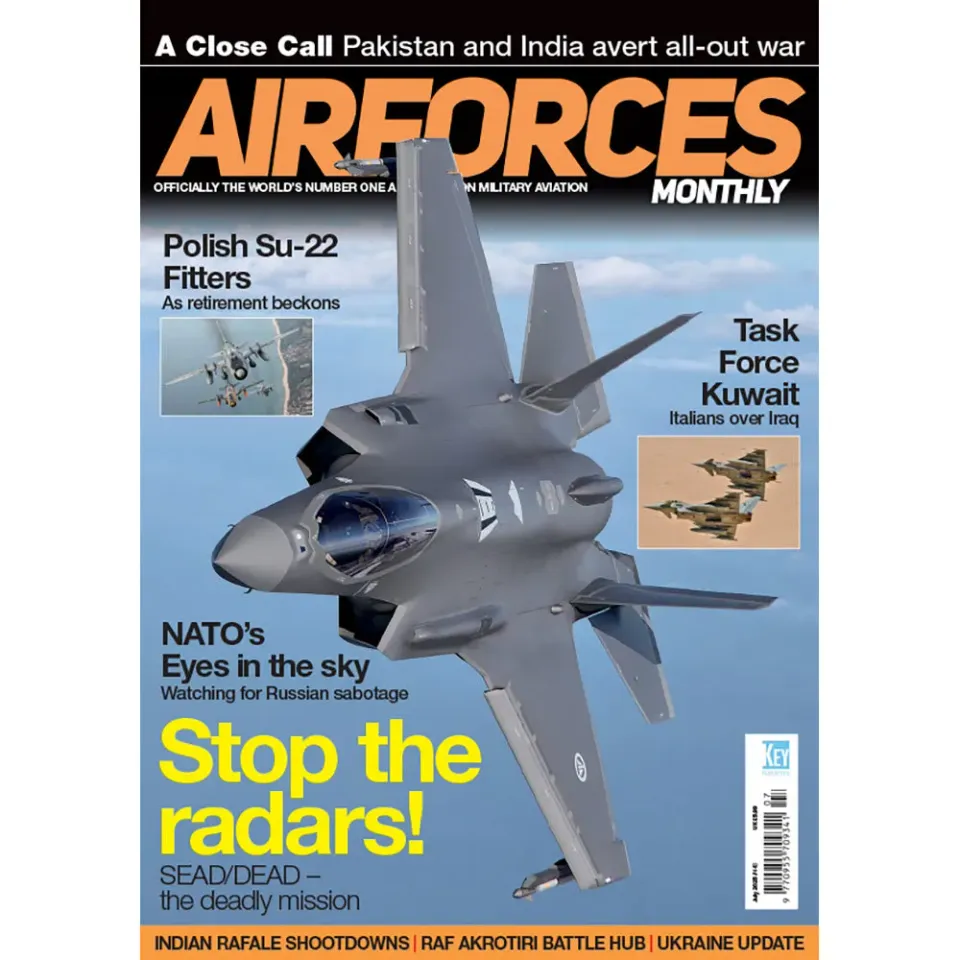 Key AirForces Monthly juli 2025 tidning lösnummer SEAD