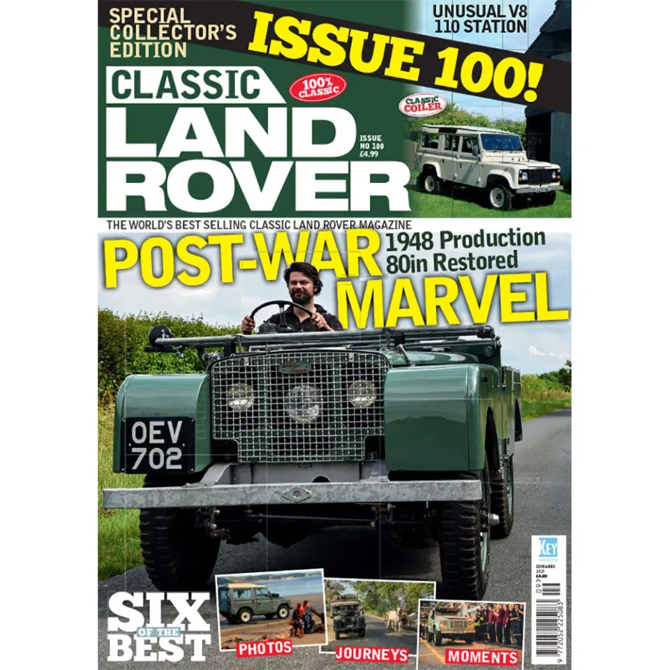 Key Classic Land Rover tidning september 2021 jubileumsnummer