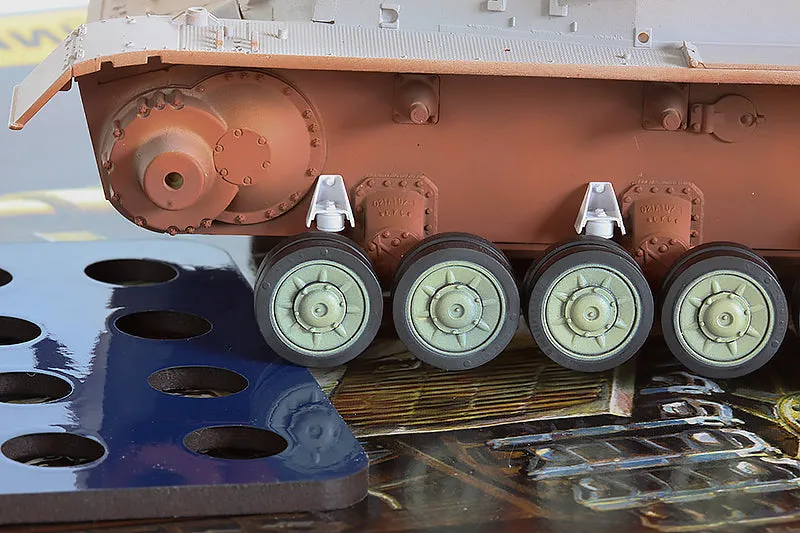 ROSSAGRAPH QuickWheel QW-186 Pz.Kpfw. IV målmask 1:35 Zvezda