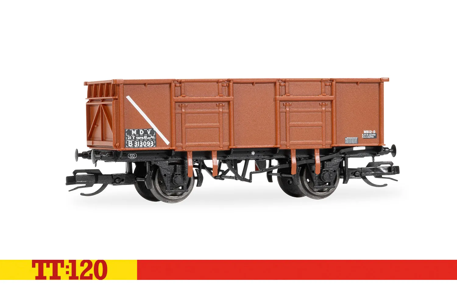 Hornby TT:120 BR 21 ton mineralvagn modellvagn 3-pack bauxit