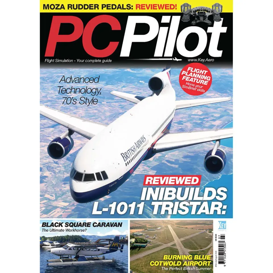 PC Pilot July Aug 2026 tidning flygsimulator simulatorflyg