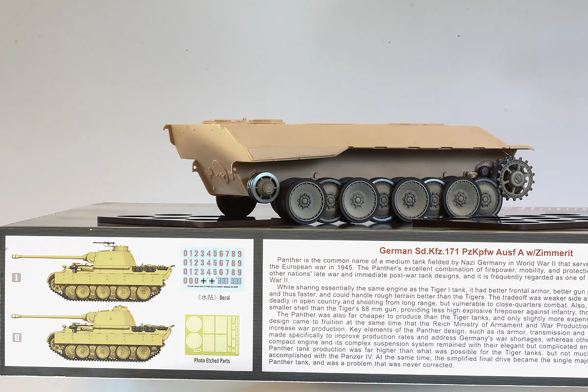 ROSSAGRAPH QW-218 maskeringsset Panther Hobby Boss 1:35