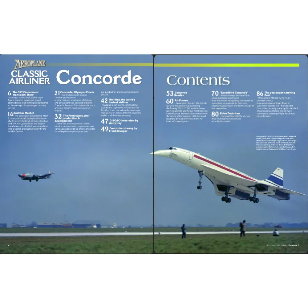 Aviation Archive Classic Airliner Concorde tidning 100 sidor