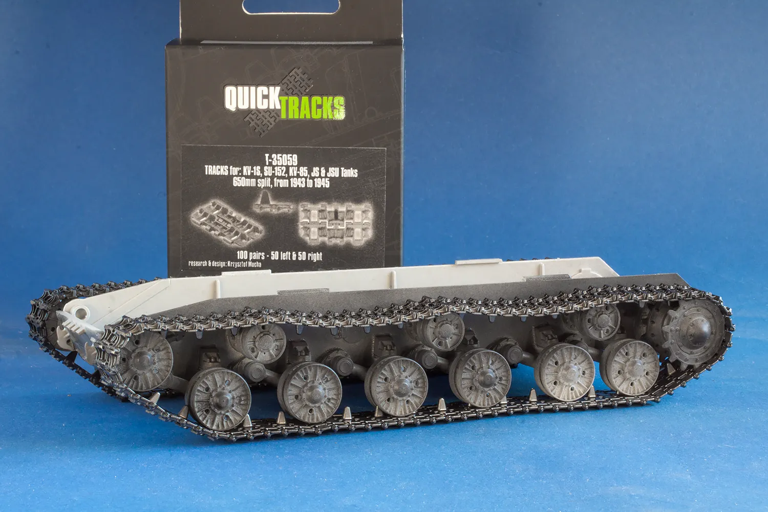 ROSSAGRAPH QuickTracks T-35059 larvband KV-1S 1/35 resin