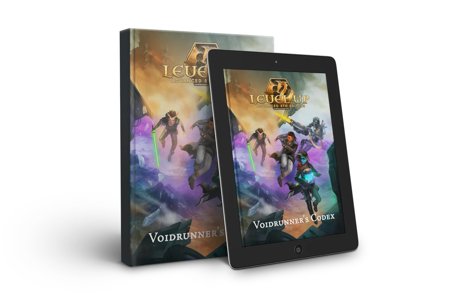 EN Publishing Voidrunner's Codex sci-fi box fysisk box 4 böcker