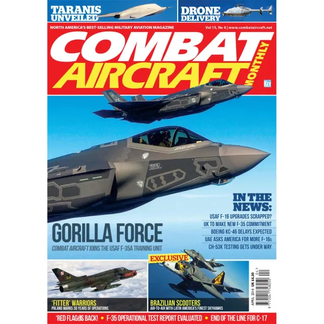 Combat Aircraft april 2014 tidning F-35