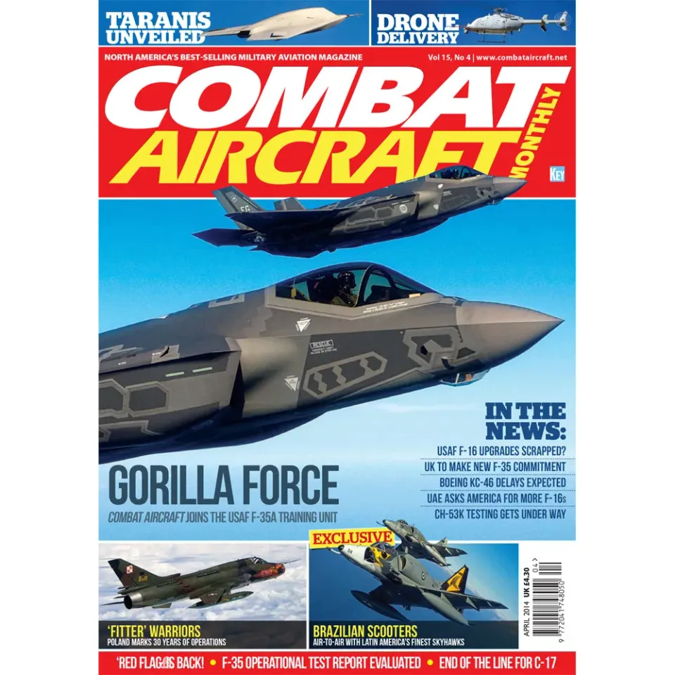 Combat Aircraft april 2014 tidning F-35