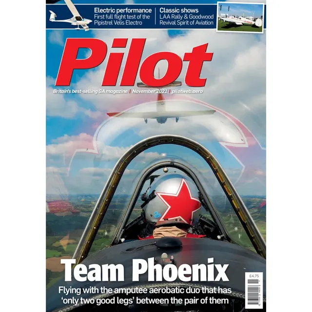 Pilot Magazine november 2021 tidning lösnummer flyg