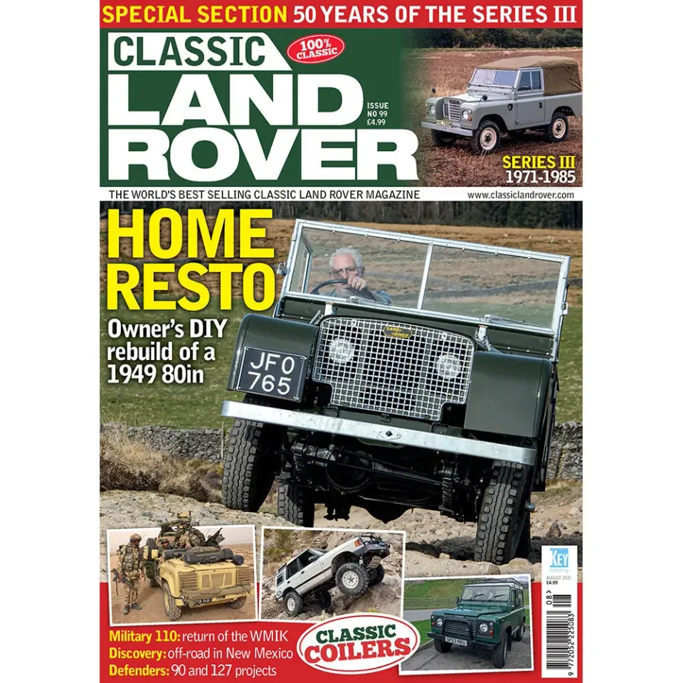 Classic Land Rover augusti 2021 tidning Series III 50 år