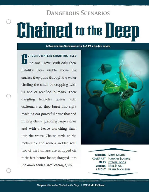 EN Publishing Chained to the Deep äventyr PDF nivå 4