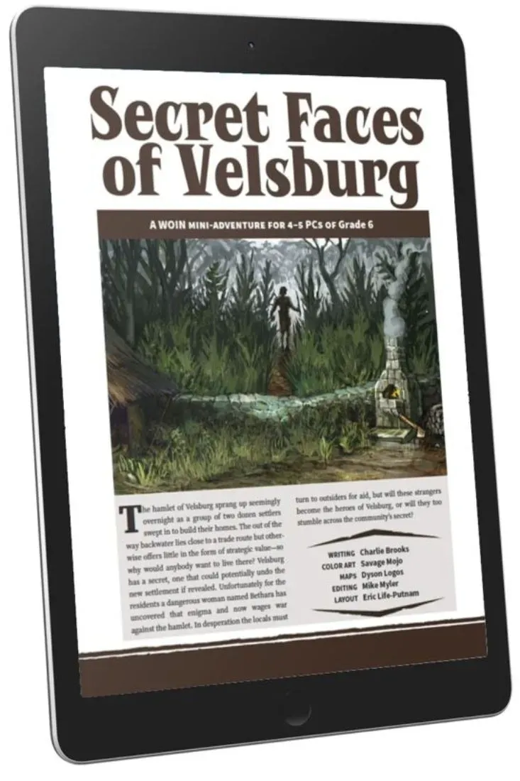 EN Publishing Secret Faces of Velsburg äventyr PDF
