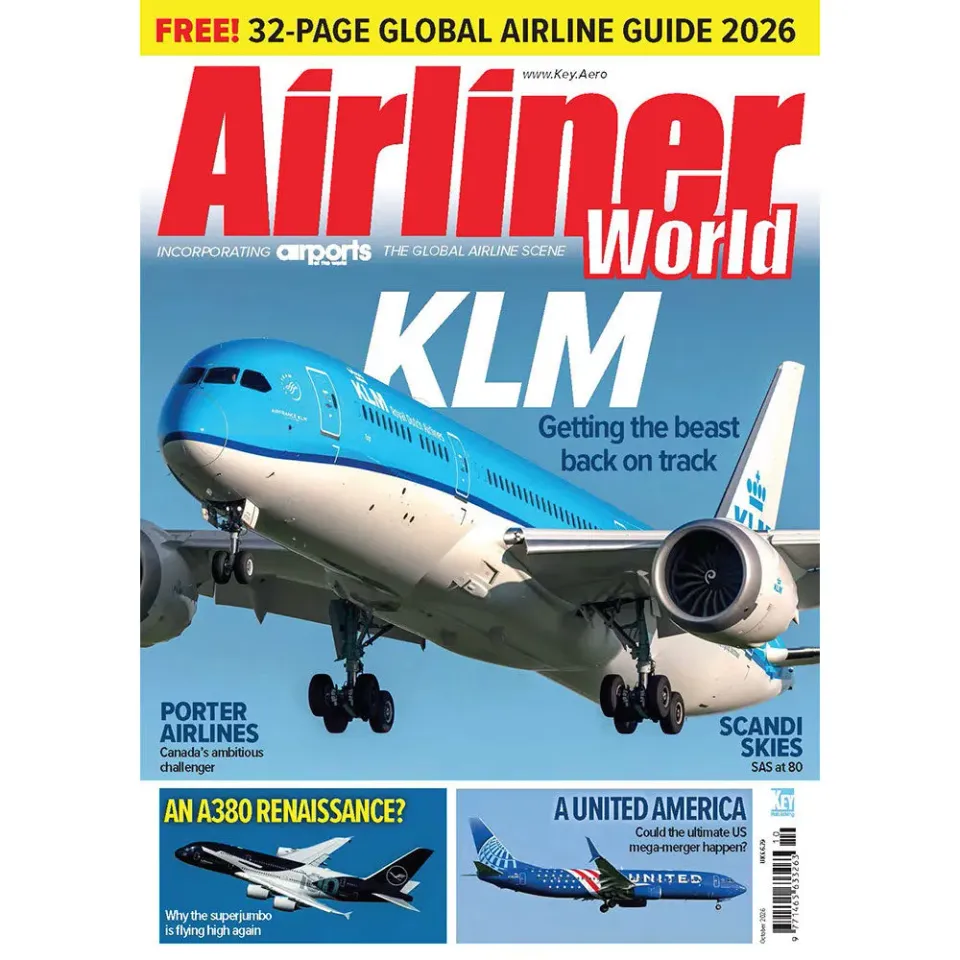 Airliner World October 2026 tidning civilflyg