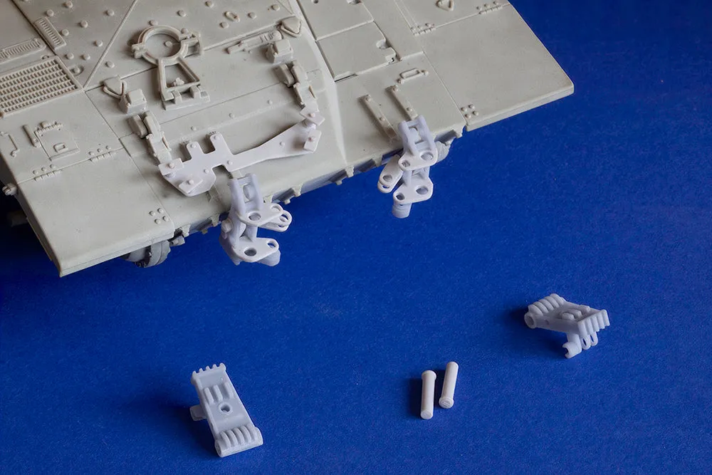 Rossagraph QW/DEP-35001 murbräcka byggsats Merkava 1:35 resin
