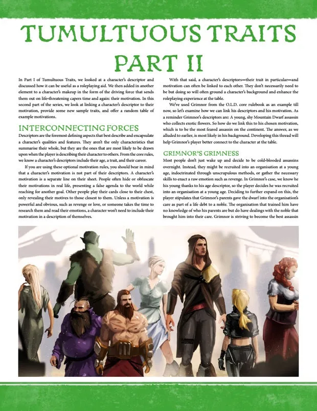 EN Publishing Tumultuous Traits Pt. 2 WOIN PDF traits