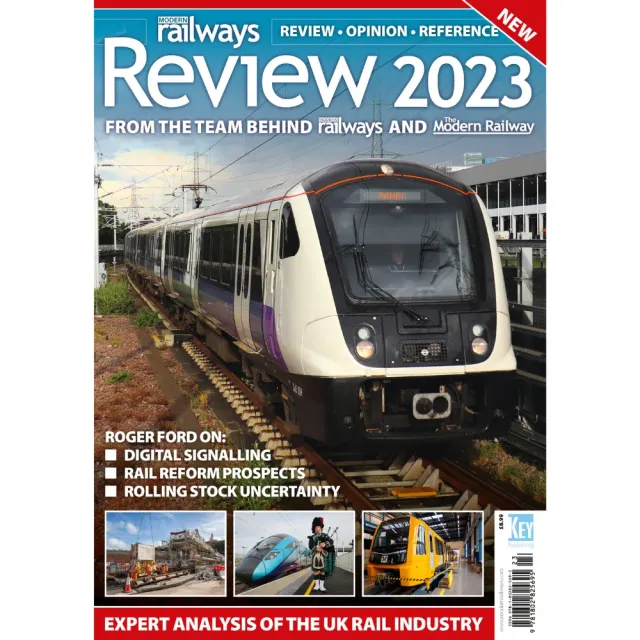 Modern Railways Review 2023 tidning tågpolitik