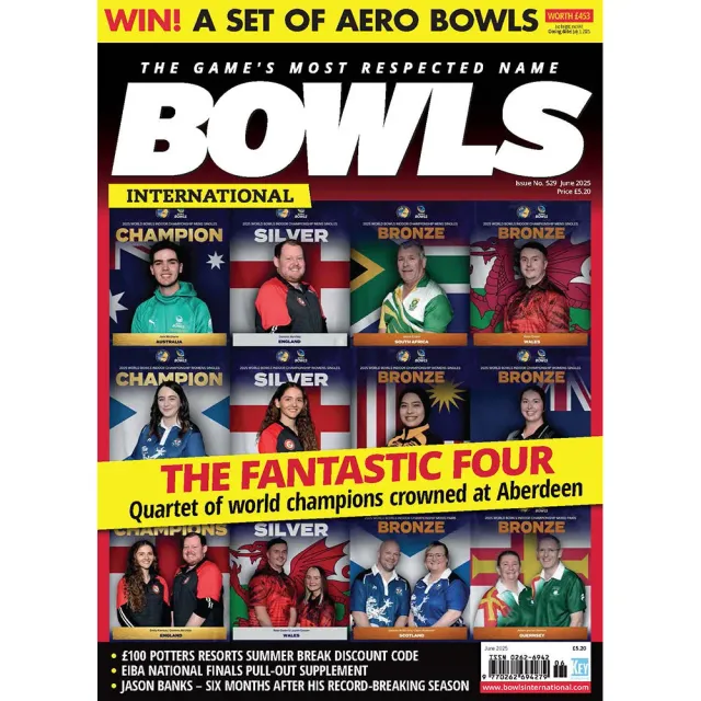 Bowls International June 2025 tidning lösnummer bowls