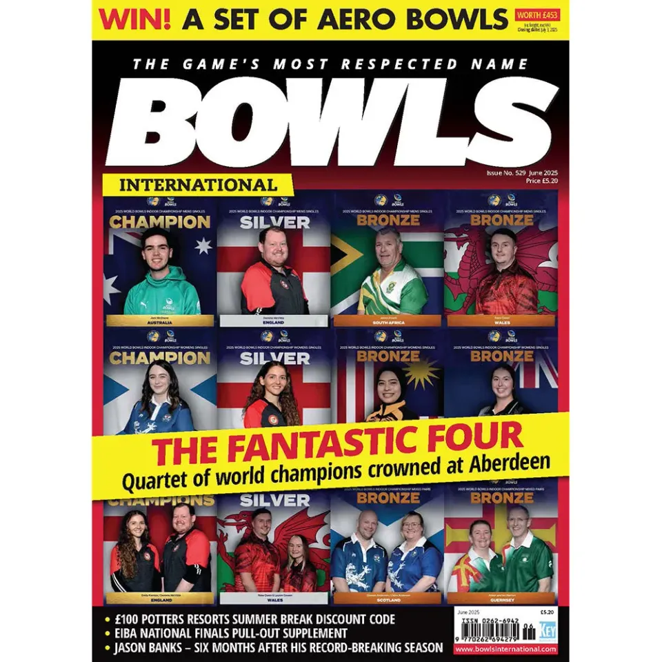 Bowls International June 2025 tidning lösnummer bowls