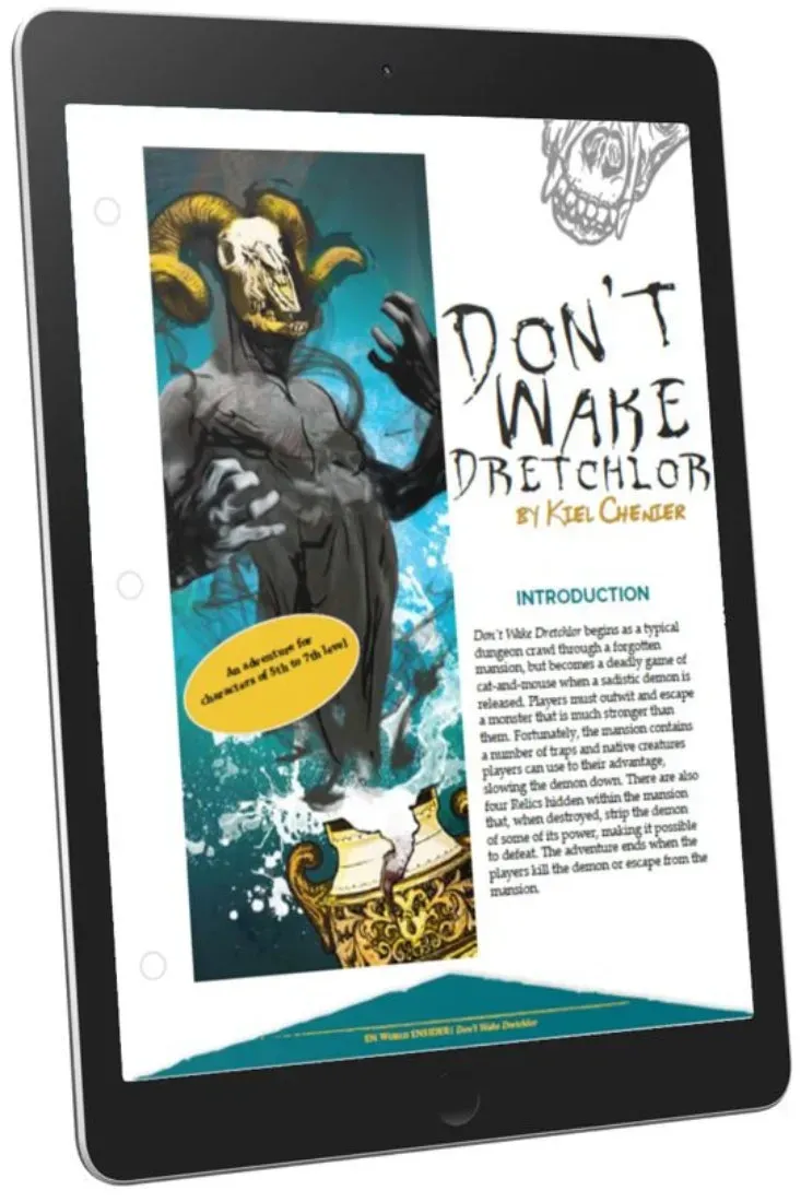 EN Publishing Don't Wake Dretchlor äventyr PDF nivå 5-7