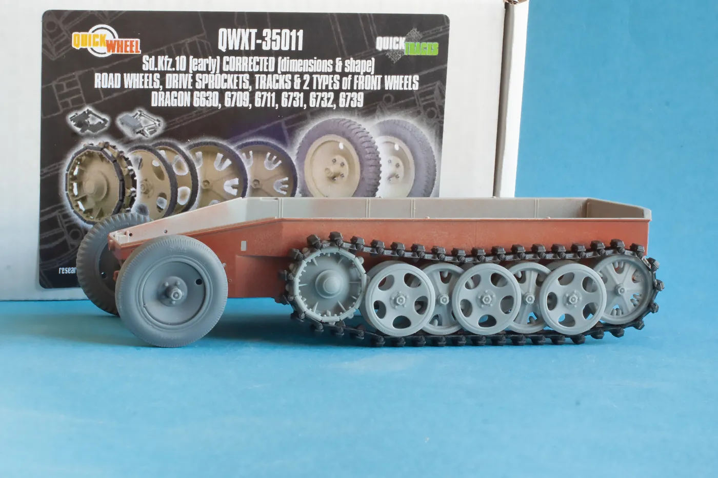ROSSAGRAPH QuickWheel QWX-020 Sd.Kfz.10 framhjul 1:35