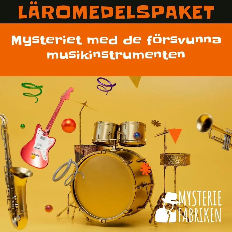 Mysteriefabriken Mysteriet med de försvunna musikinstrumenten läromedel