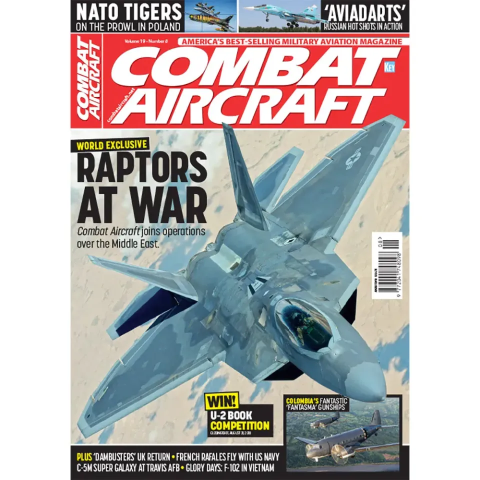 Combat Aircraft Journal tidning augusti 2018 militärflyg