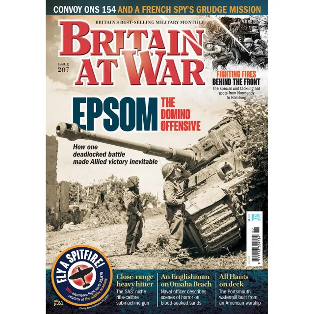 Britain at War juli 2024 tidning Epsom Omaha Beach