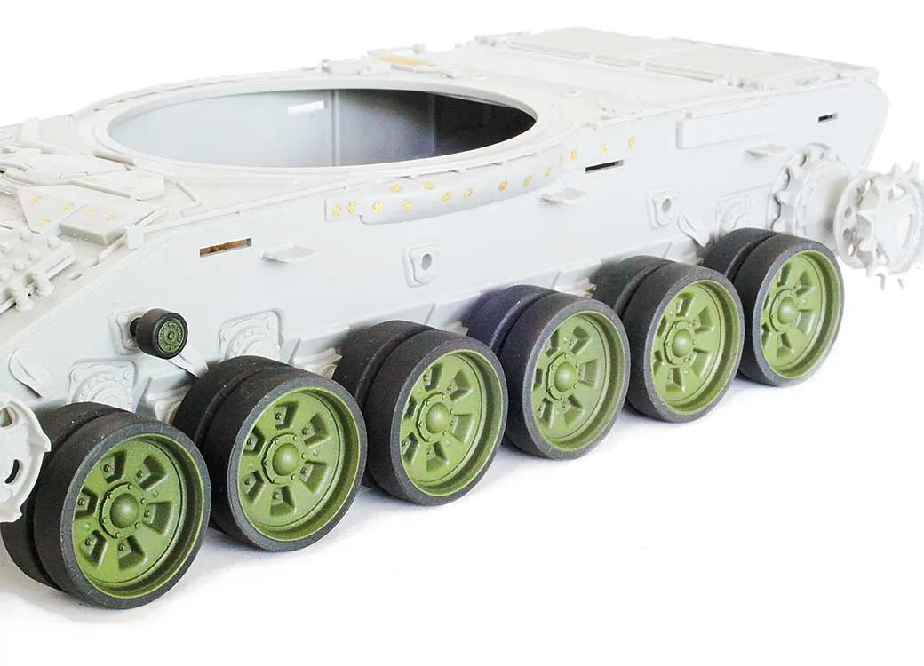 Rossagraph QuickWheel QW-140 mask T-90 Trumpeter 1/35