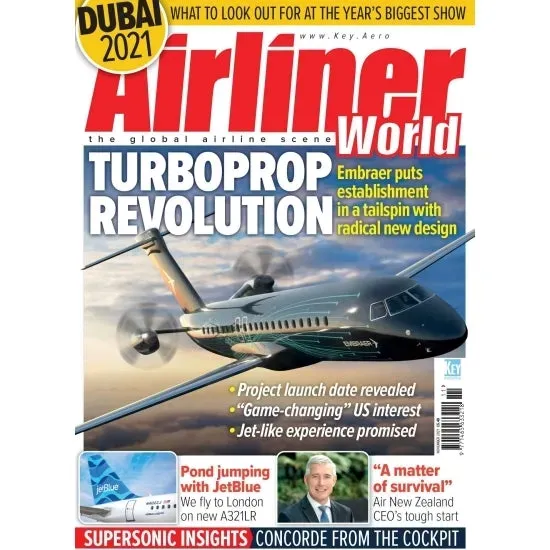 Airliner World november 2021 tidning lösnummer civilflyg