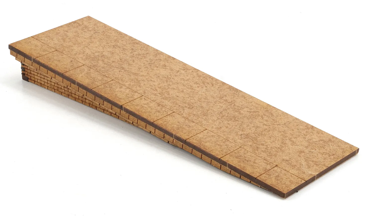 PJM Models OO Half Width Ramps byggsats block edge 2-pack