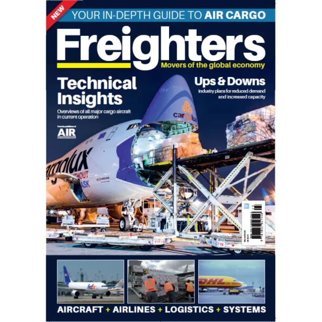 Aviation Archive Freighters tidning fraktflygplan
