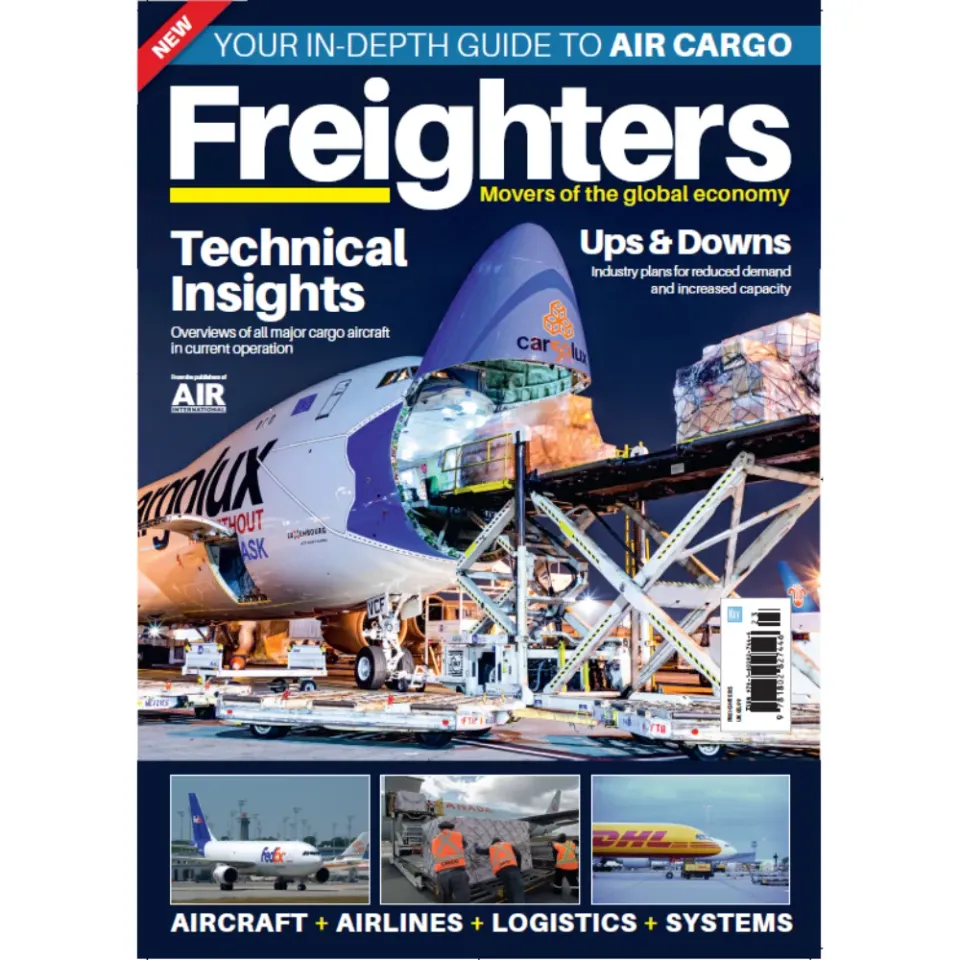 Aviation Archive Freighters tidning fraktflygplan