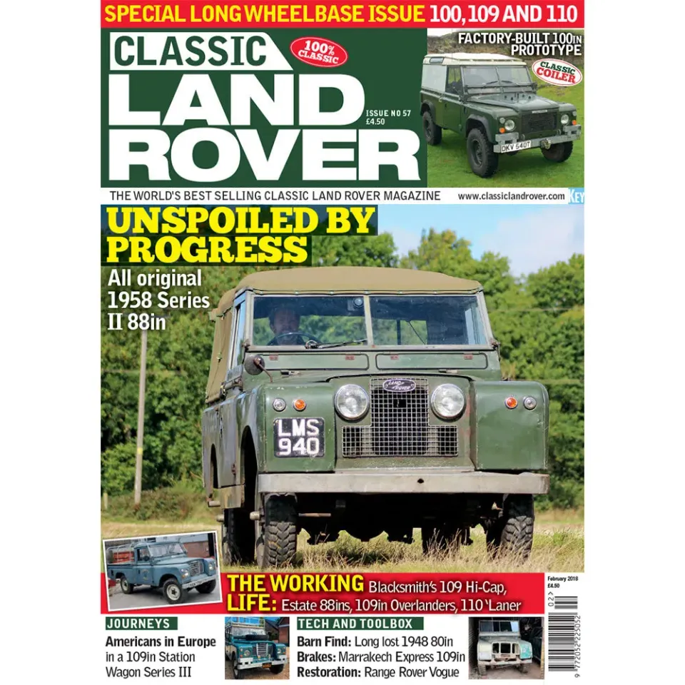 Classic Land Rover februari 2018 tidning lösnummer