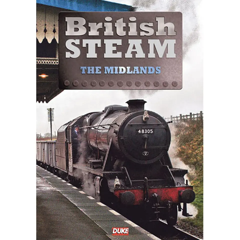 British Steam in the Midlands DVD ånglokfilm 25 års arkivfilm
