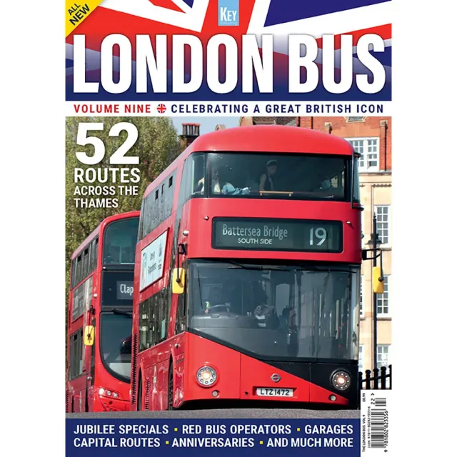The London Bus Vol 9 bok 132 sidor busslinjer