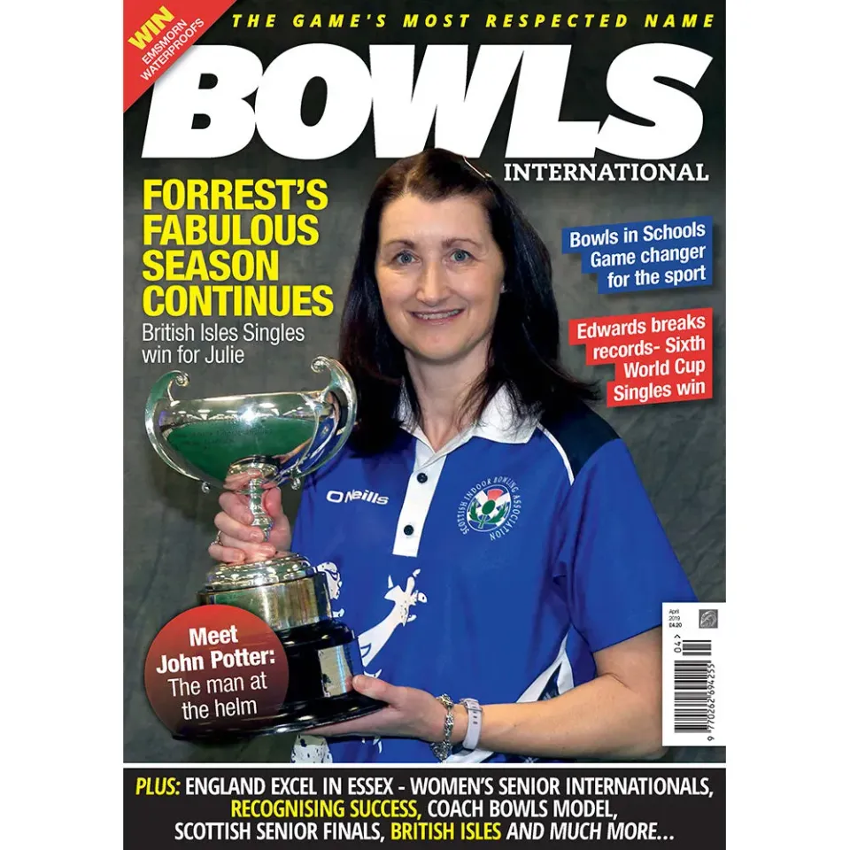 Bowls International april 2019 tidning lösnummer engelsk
