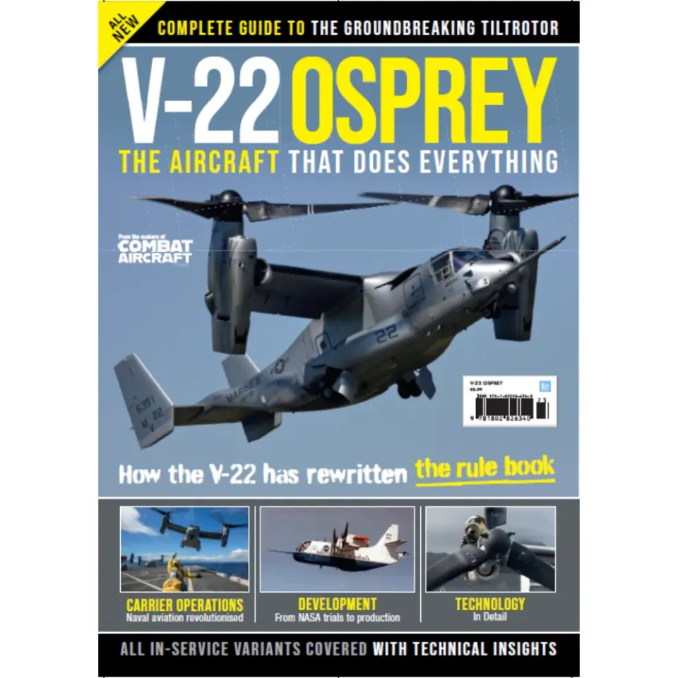 Key Aviation Archive V-22 Osprey bok tiltrotor