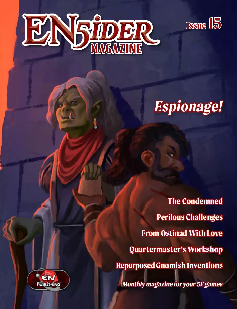 EN Publishing EN5ider 15 Espionage rollspelstidning PDF