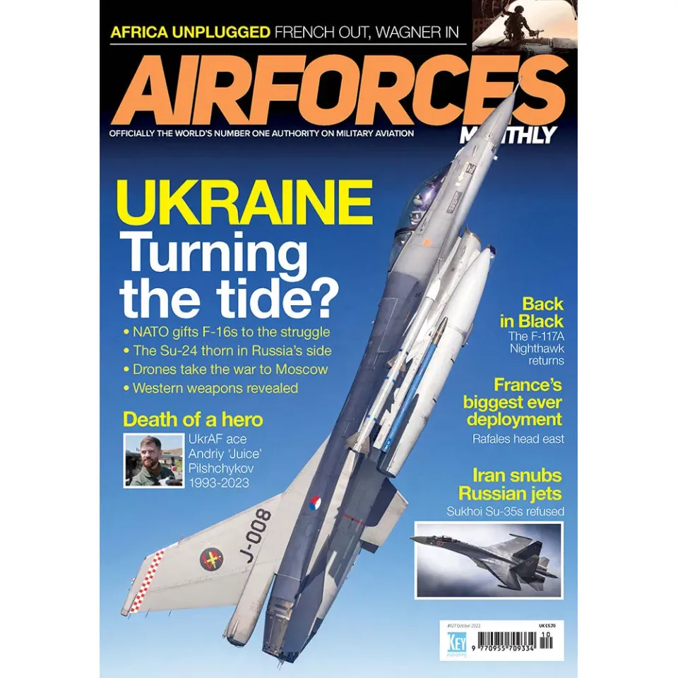AirForces Monthly oktober 2023 tidning F-16 Ukraina