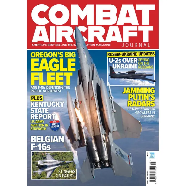 Combat Aircraft Journal augusti 2022 tidning militärflyg