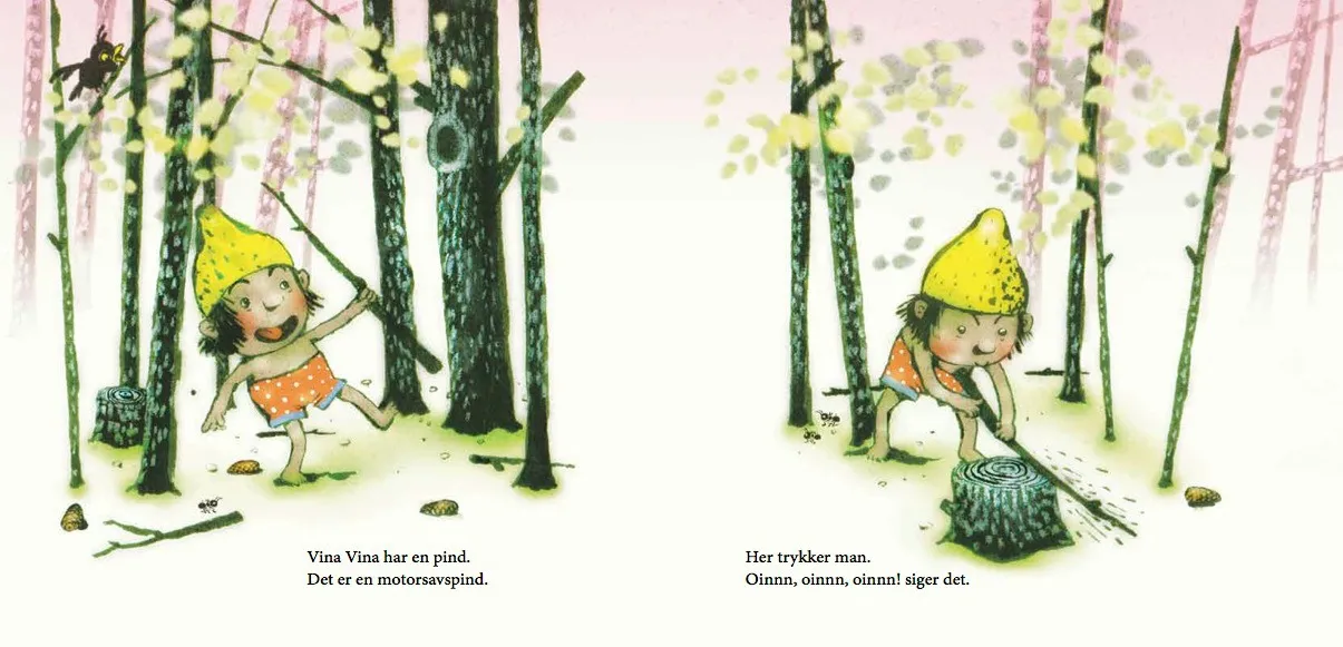 ABC Forlag Vina Vinas ulvepind bilderbok