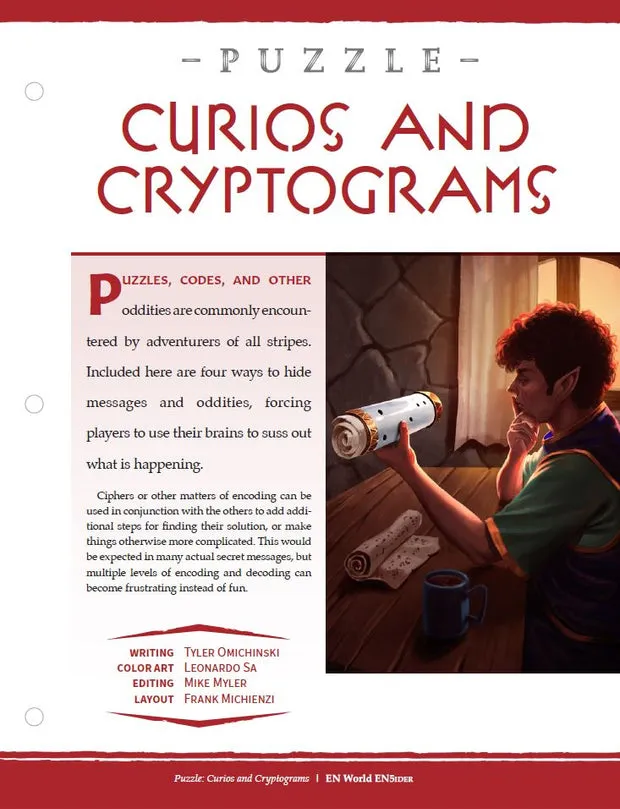 EN Publishing Puzzles Curios and Cryptograms pussel PDF