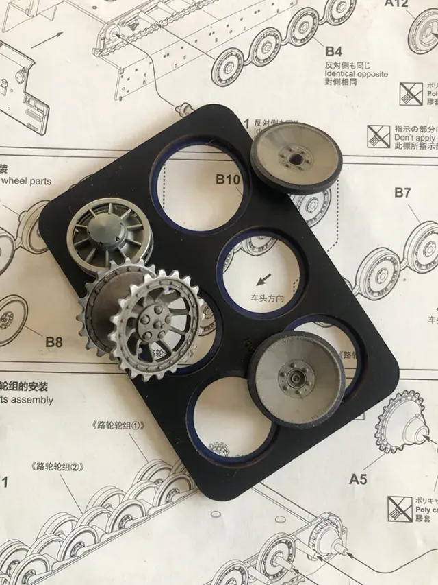 ROSSAGRAPH QuickWheel QW-299 målningsmask Tiger I