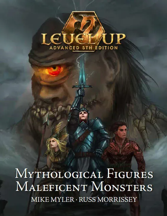 EN Publishing Level Up Mythological Figures rollspelsbok inbunden+PDF myter