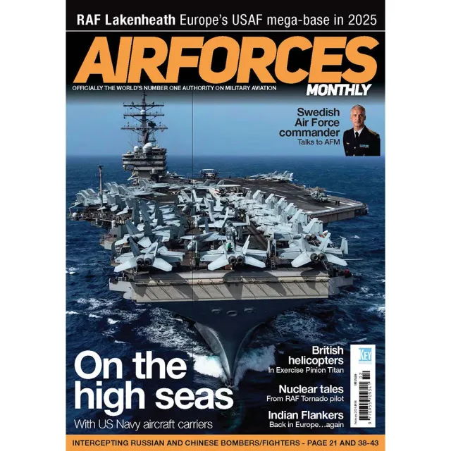 AirForces Monthly februari 2026 tidning hangarfartyg