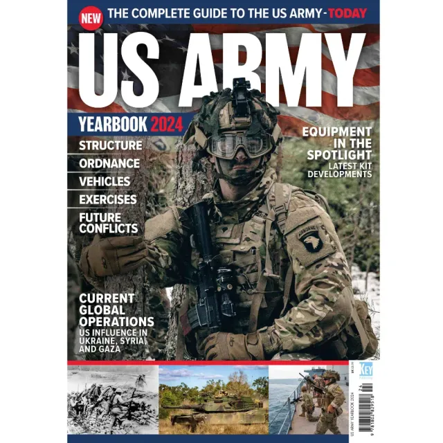 US Army Yearbook 2024 bookazine 116 sidor vapen