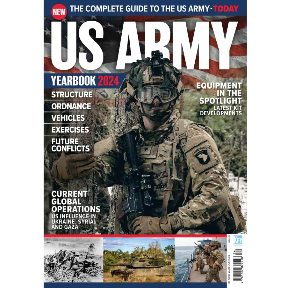 US Army Yearbook 2024 bookazine 116 sidor vapen