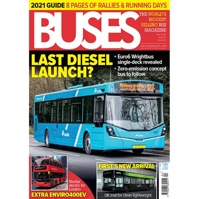 Buses april 2021 tidning Enviro400EV guide