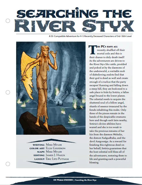 EN Publishing Searching the River Styx äventyr PDF nivå 3-16